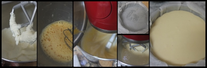 Making liquid cheesecake 