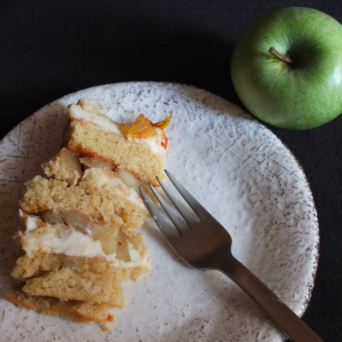 Apple pie layer cake, prototype 1