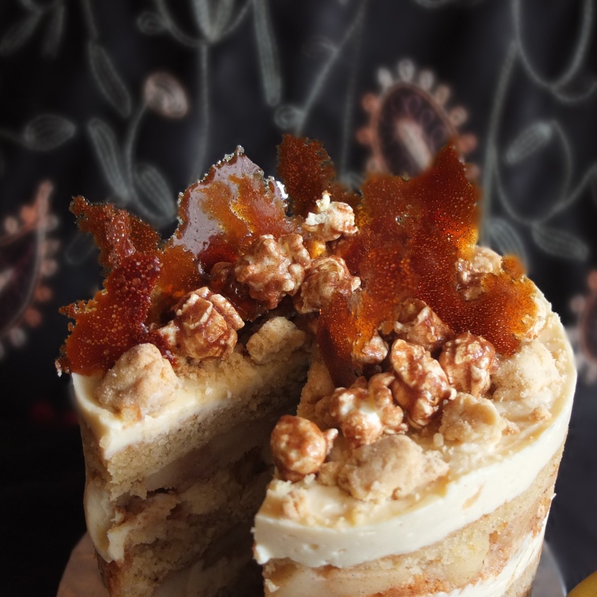 Healthier apple pie layer cake