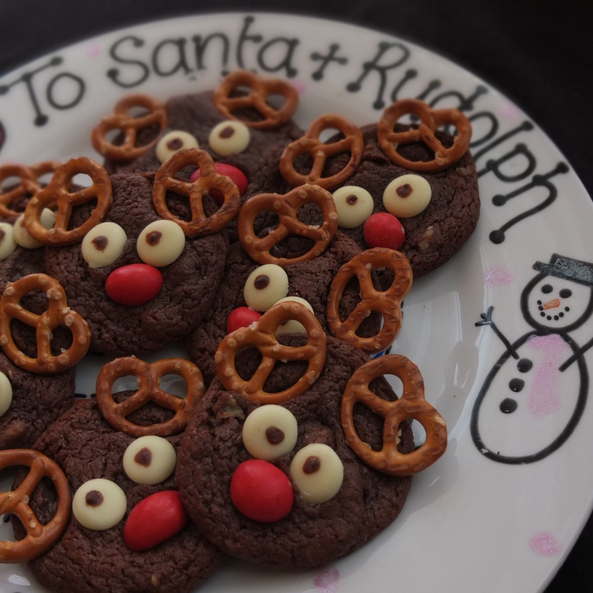 Rudolph chocolate cookies