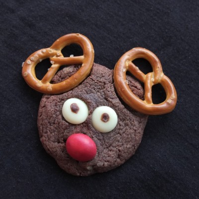 Rudolph chocolate cookies