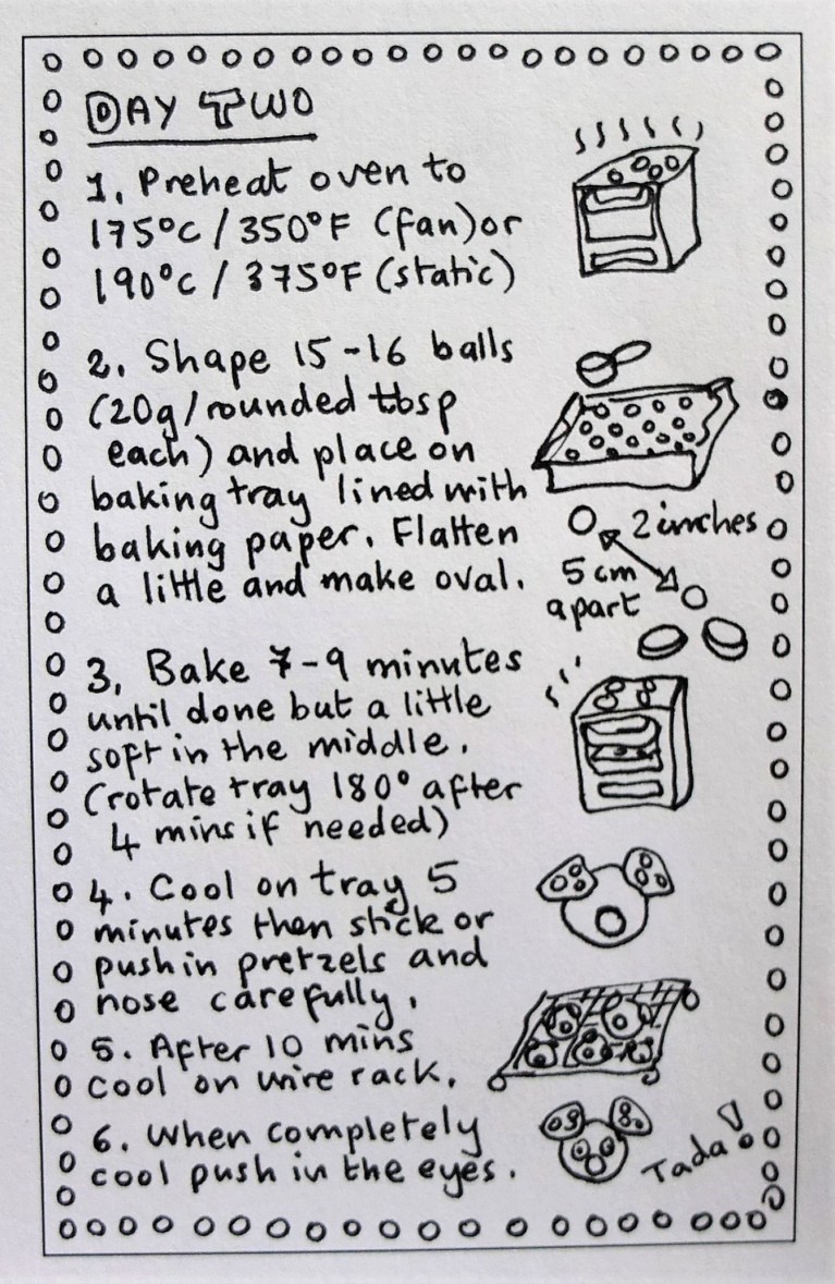 Rudolf chocolate cookies recipe DayTwo