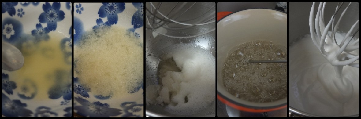 Marshmallow for santa hat cherry dome cakes