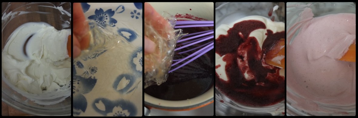 Mousse for cherry dome cakes 1