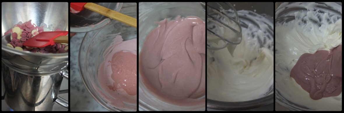 Mousse for cherry dome cakes 2