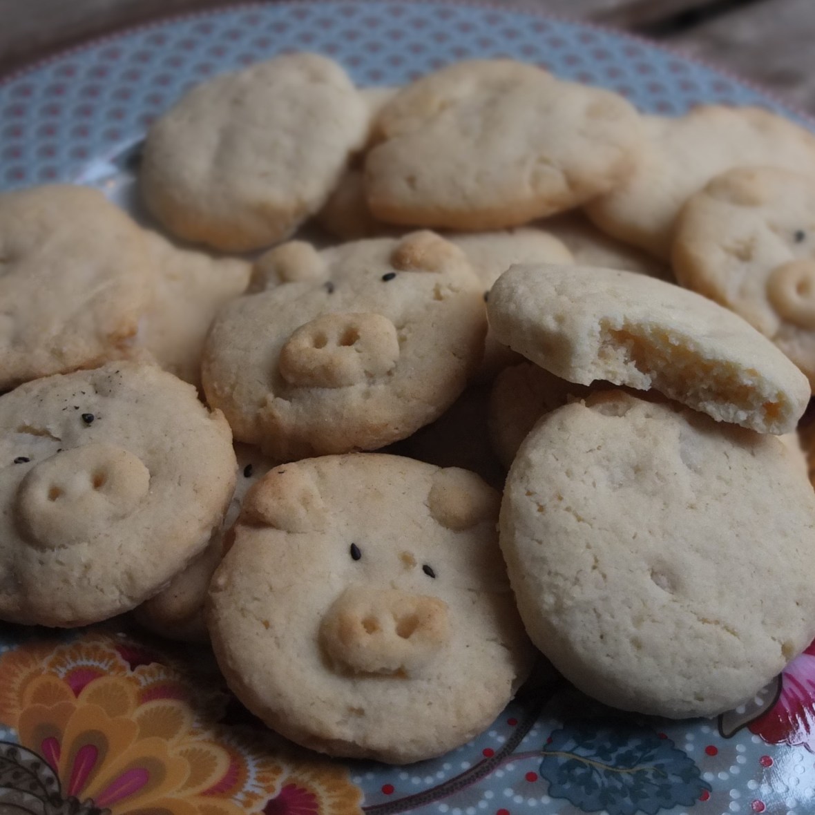 Vegan macadamia vanilla cookies