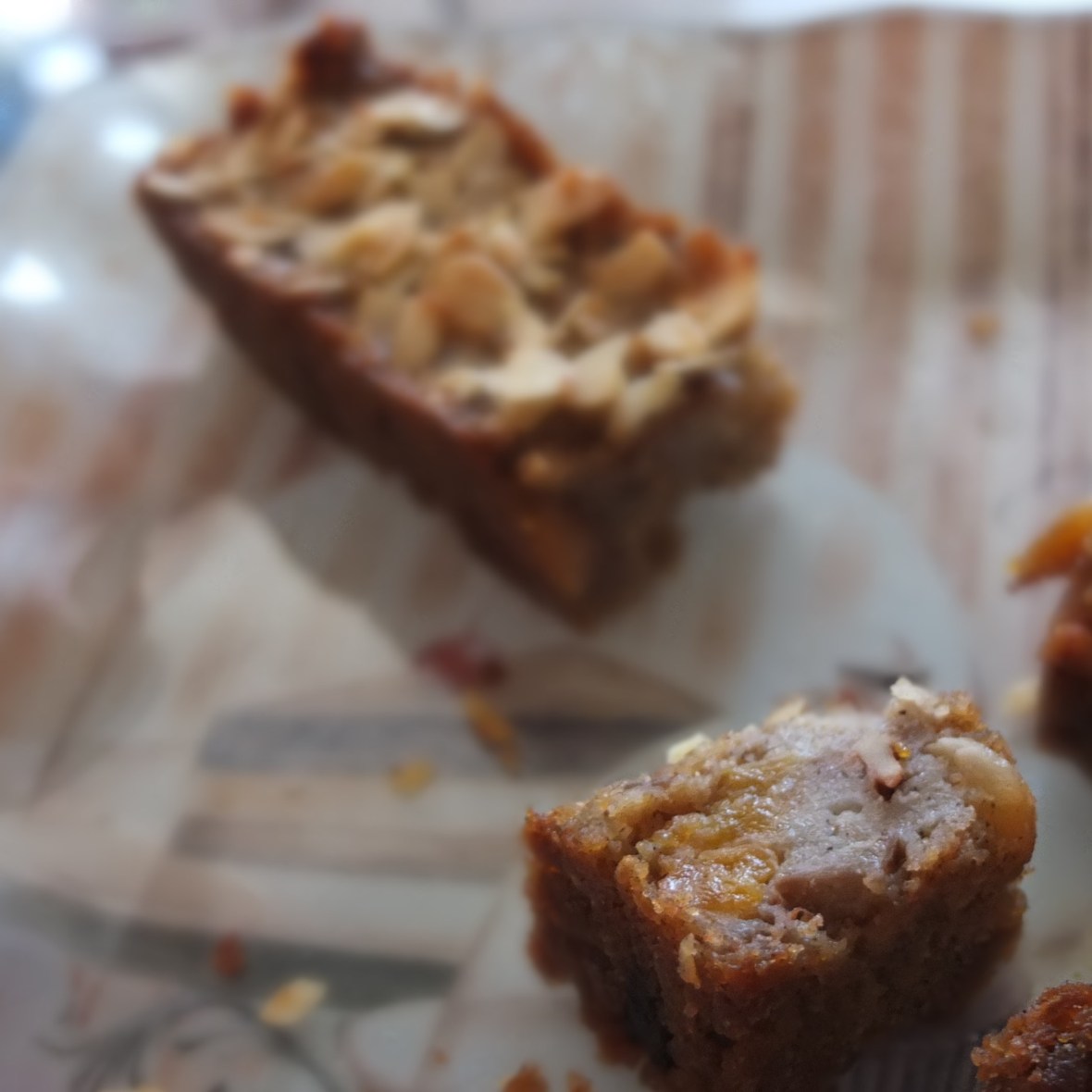 Sourdough bread pudding , vegan version