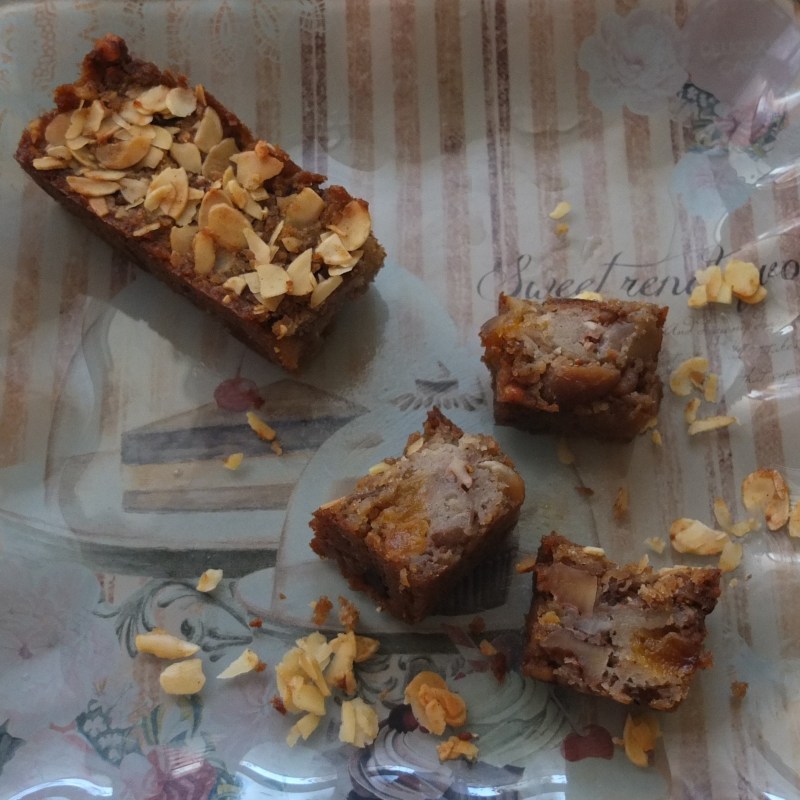 Sourdough bread pudding , vegan version