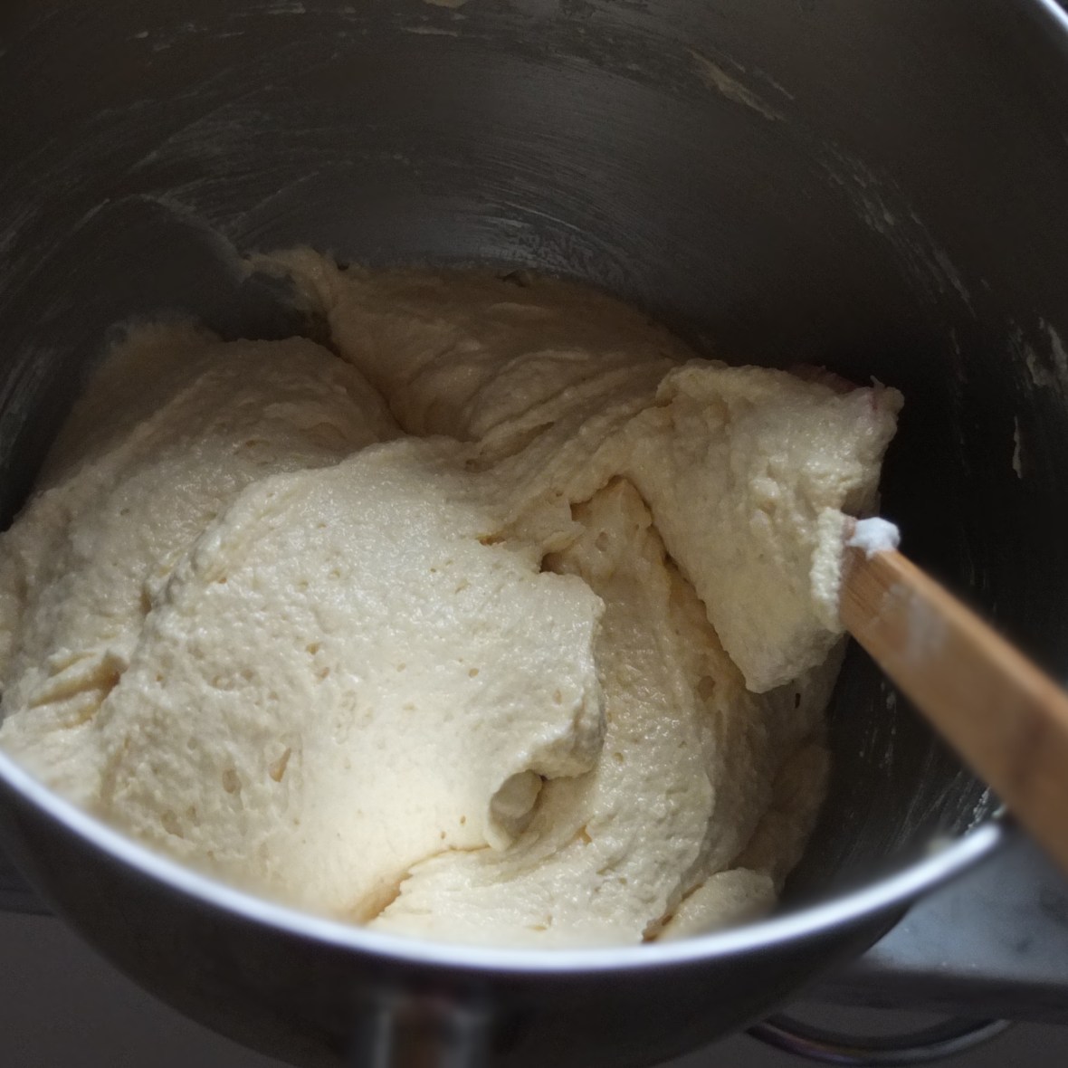 Making the Ispahan cake