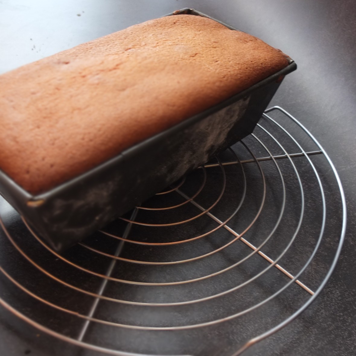 Baking the Ispahan cake