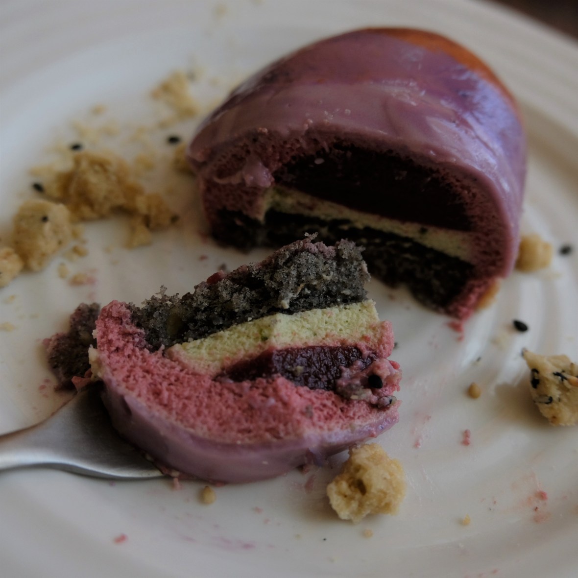 Zen stone mousse cake