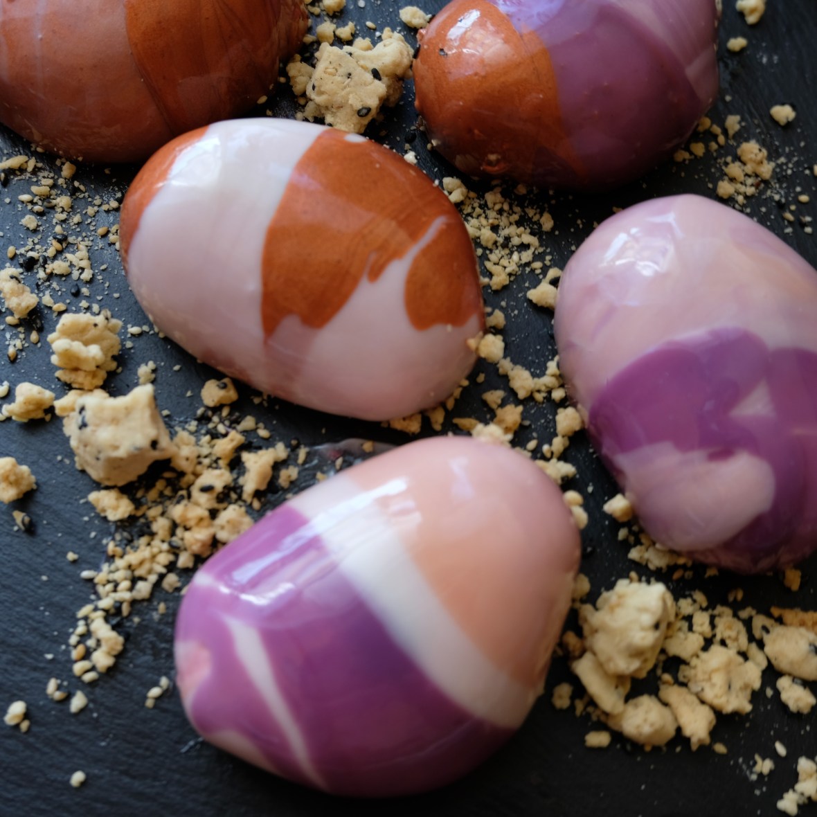 Zen stones mousse cakes