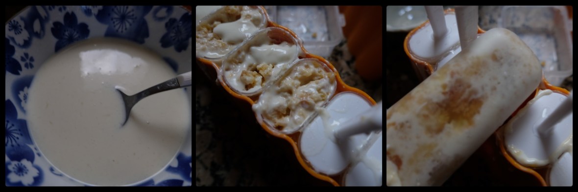 Lemon square ice lollies