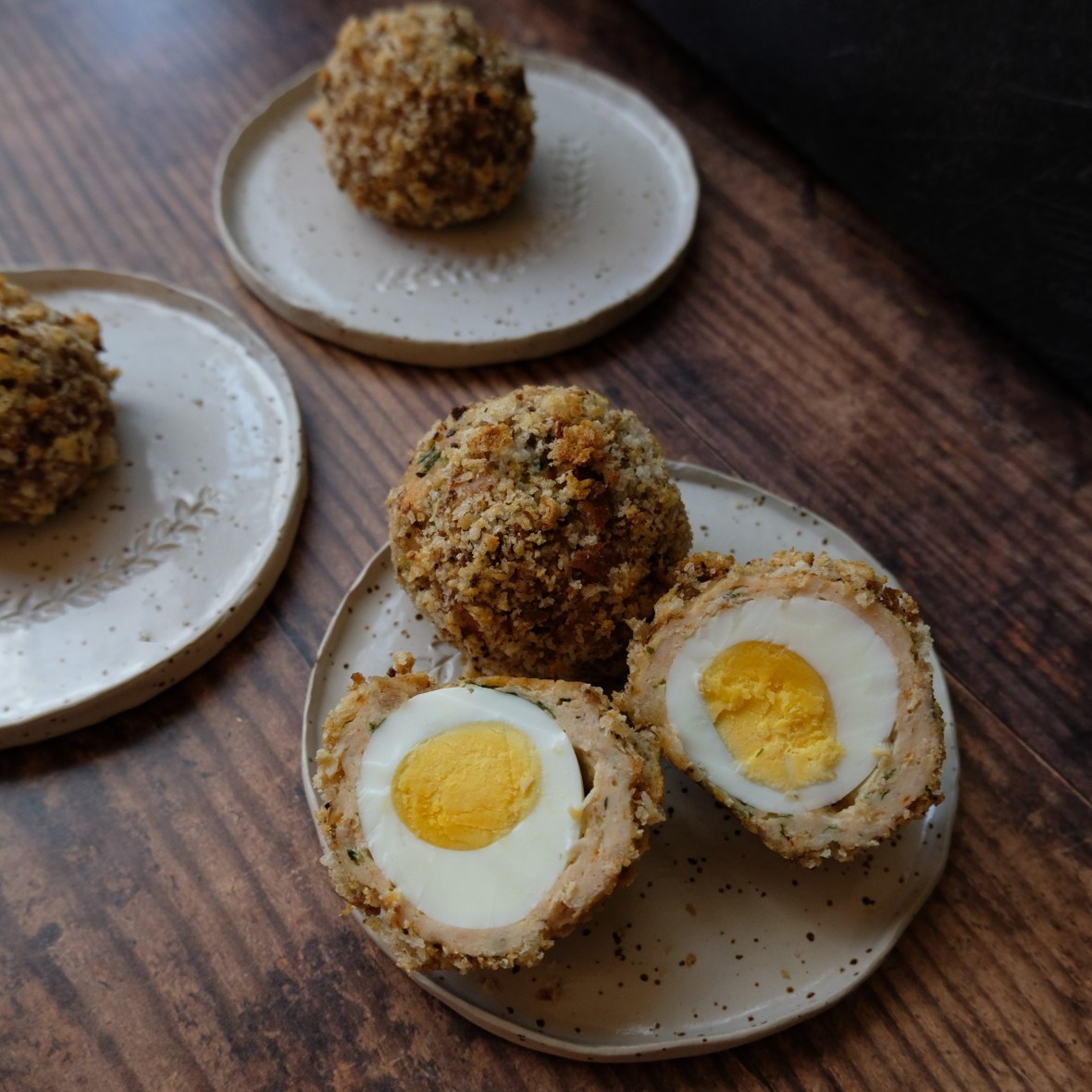 Homemade scotch eggs
