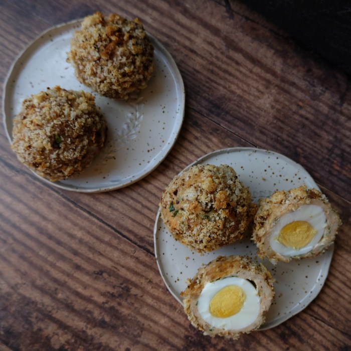 Homemade scotch eggs