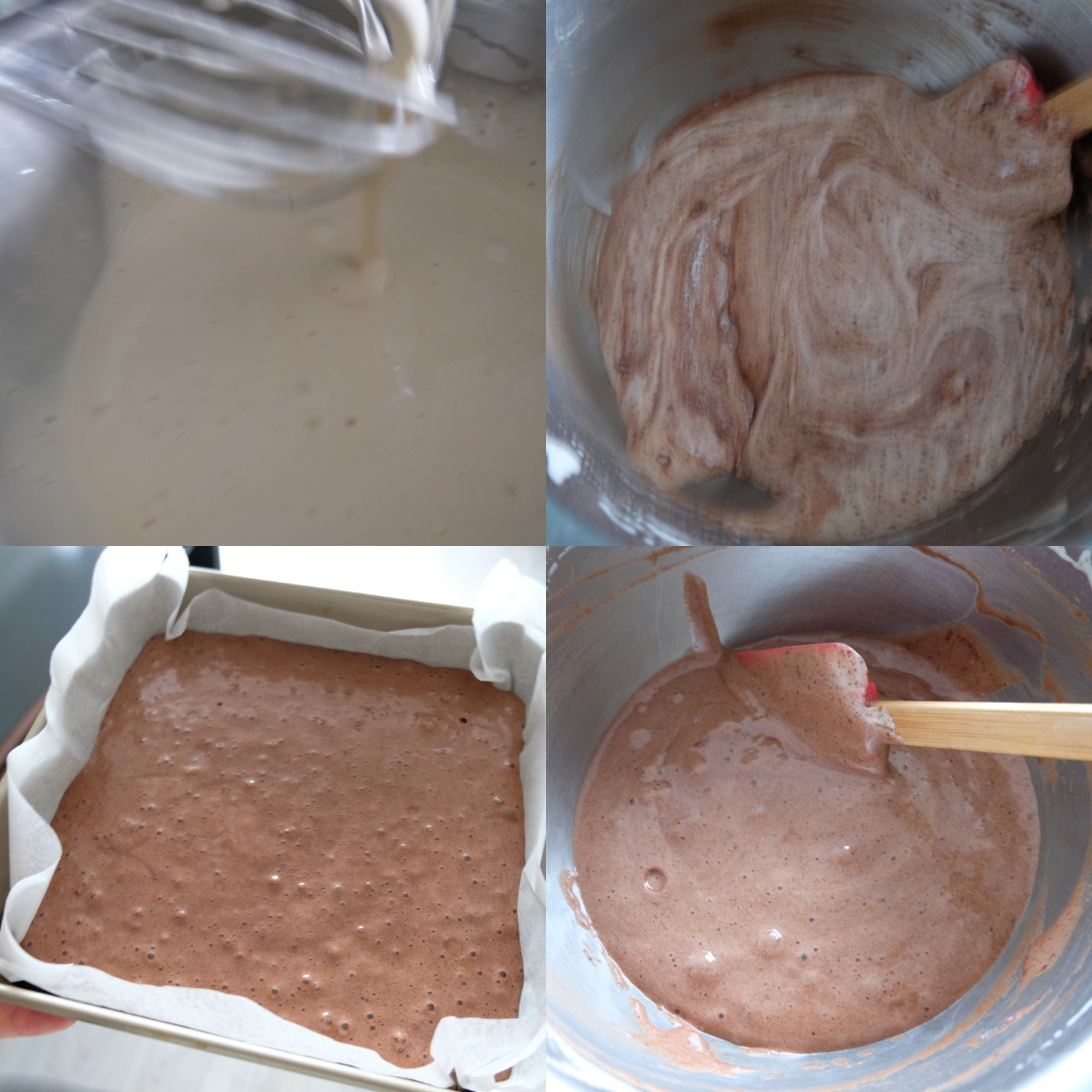 Blackberry chocolate layer cake - Mûrier sponge