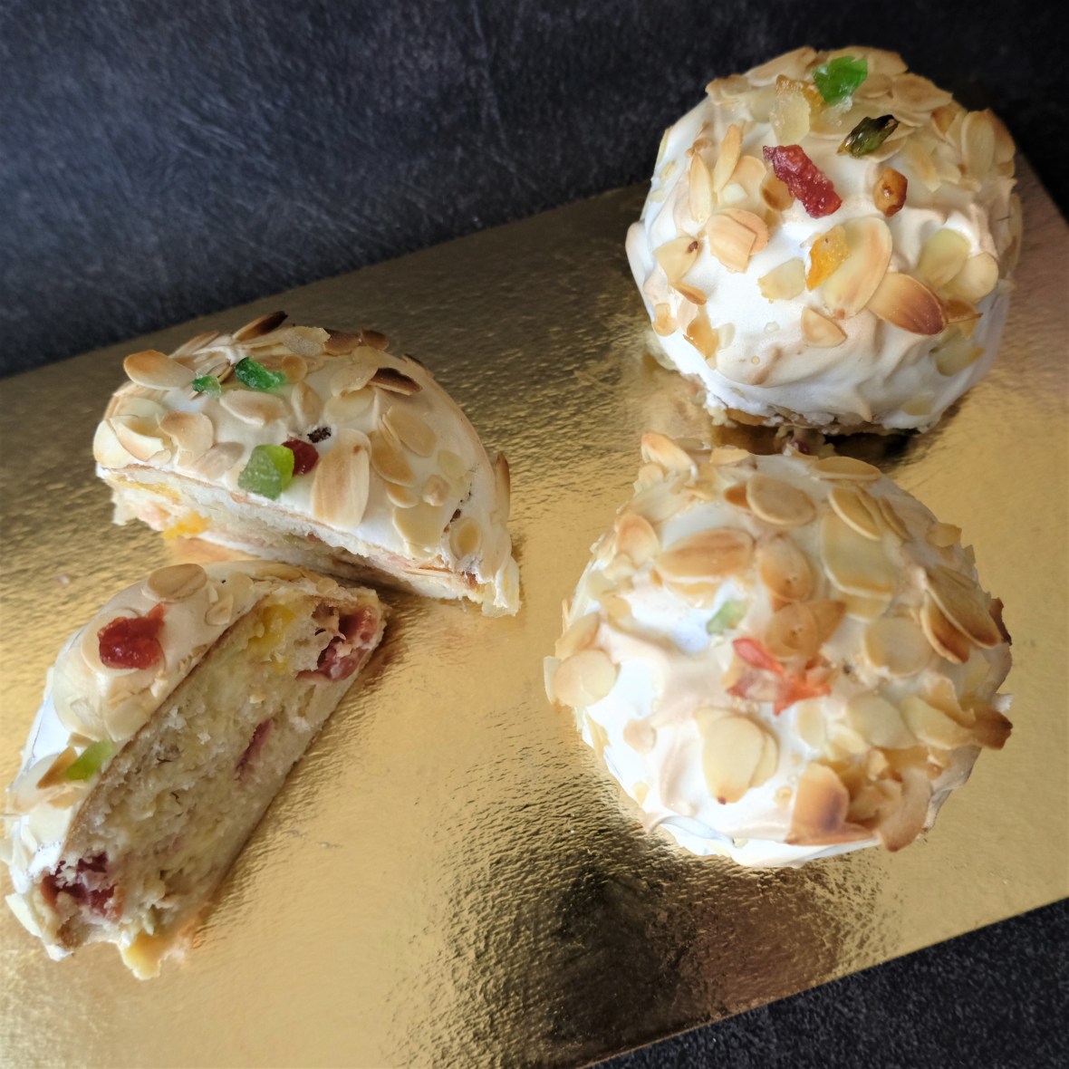 Sourdough orange blossom brioches polonaises