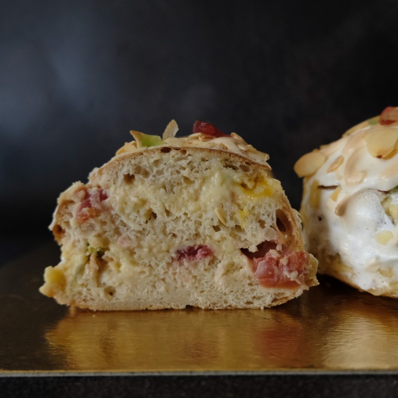 Sourdough orange blossom brioche polonaise