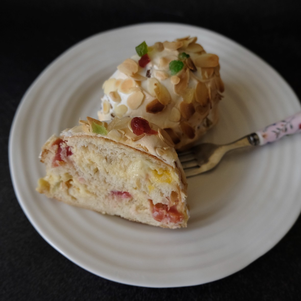 Sourdough orange blossom brioche polonaise