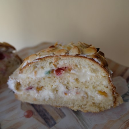 Sourdough orange blossom brioche polonaise