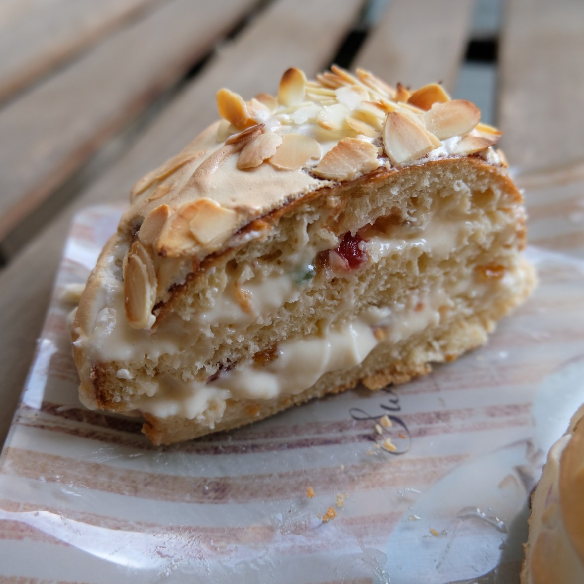 Sourdough orange blossom brioche polonaise