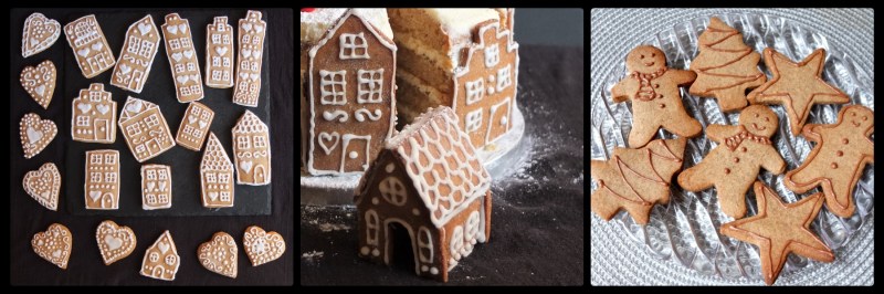 Christmas gingerbread biscuits