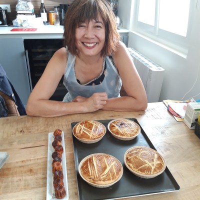 Making Gâteau Basque in Bordeaux