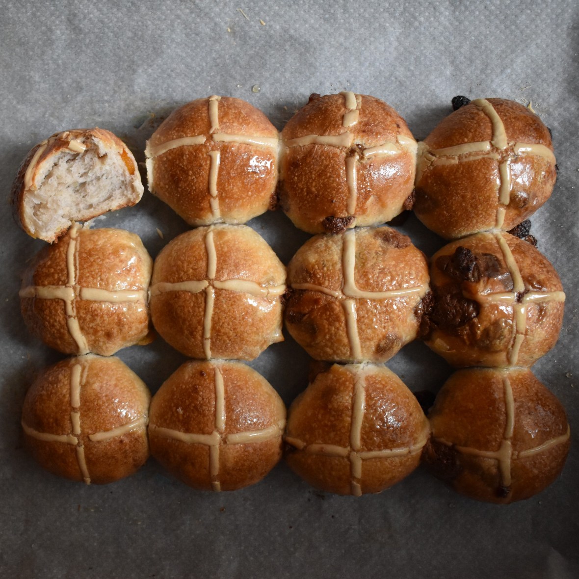 Best sourdough hot cross buns