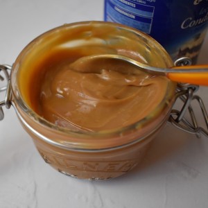 Homemade dulce de leche