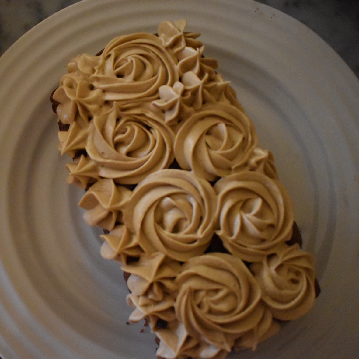 Dulce de leche chocolate cake with dulce de leche buttercream