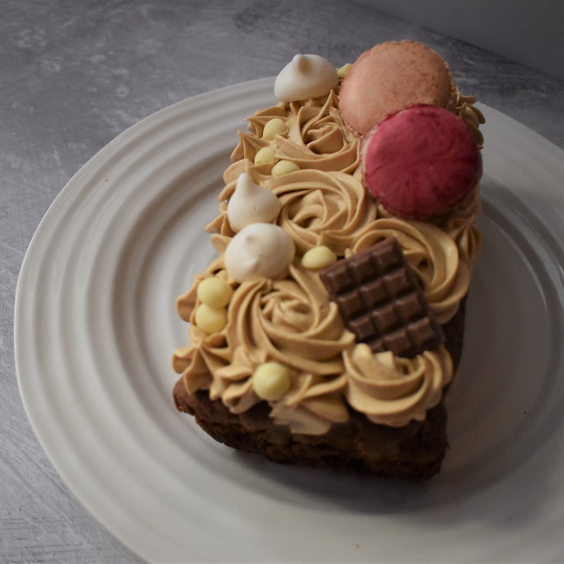 Dulce de leche chocolate cake