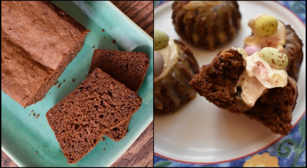 Dulce de leche chocolate cakes