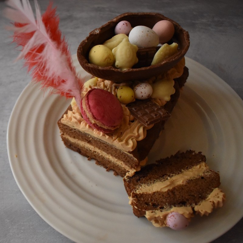 Dulce de leche chocolate cake, gluten free