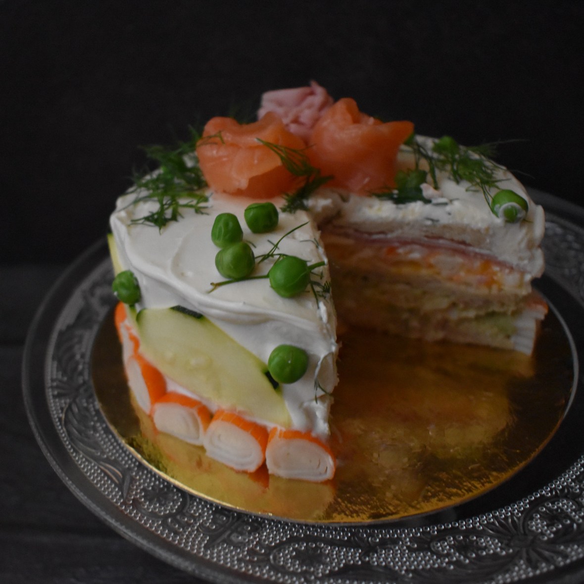 Smörgåstårta, Swedish sandwich cake
