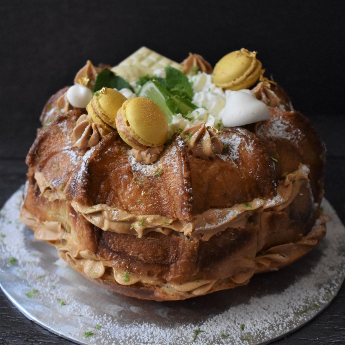 Mojito oblivion dulce de leche brioche cake