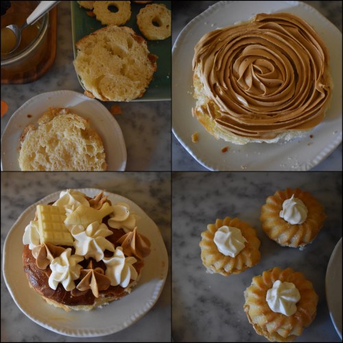 Smaller mojito brioche cakes