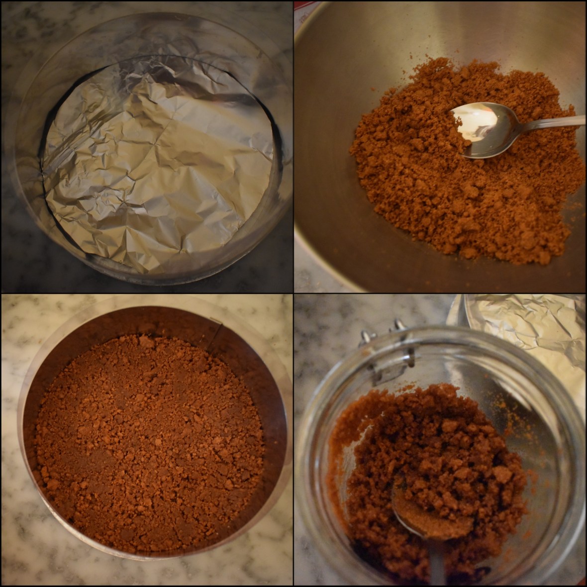 Goats cheesecake base