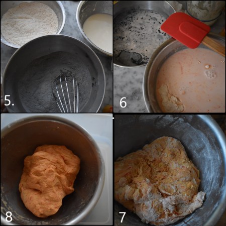 DAY 1 Halloween sourdough bagels dough part 2