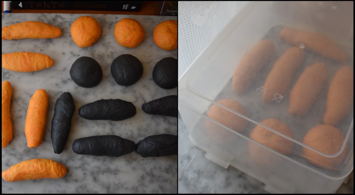 DAY 1 resting sourdough bagel dough between turns