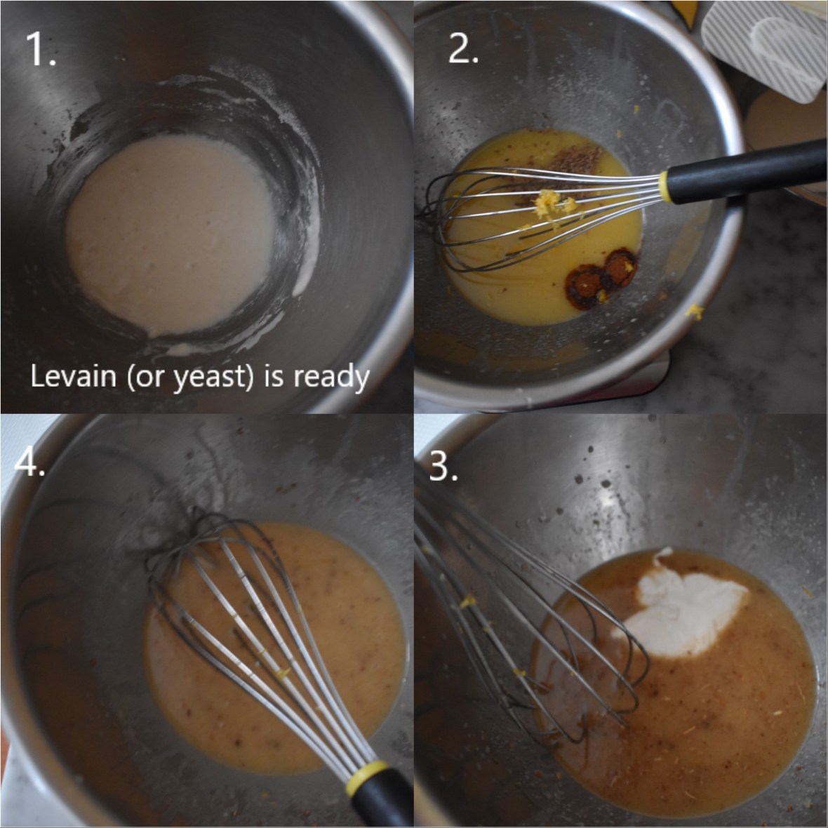 Making fougasse monégasque, 1