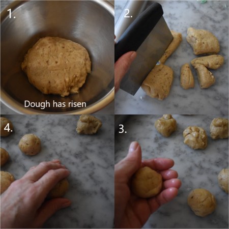 Making fougasse monégasque, 3