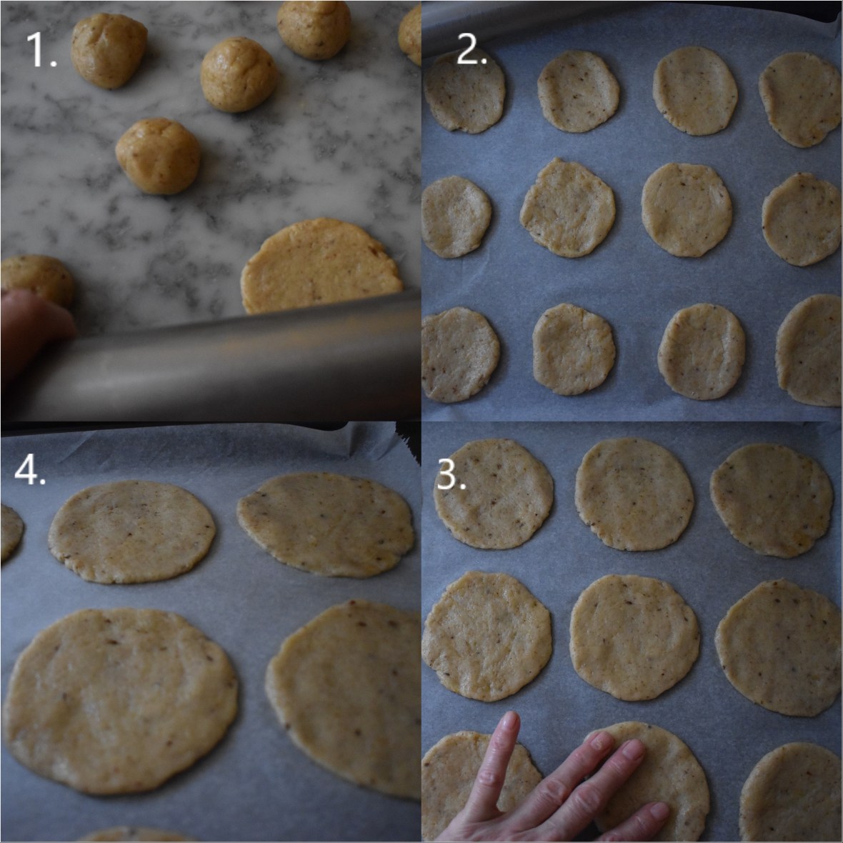 Making fougasse monégasque, 4