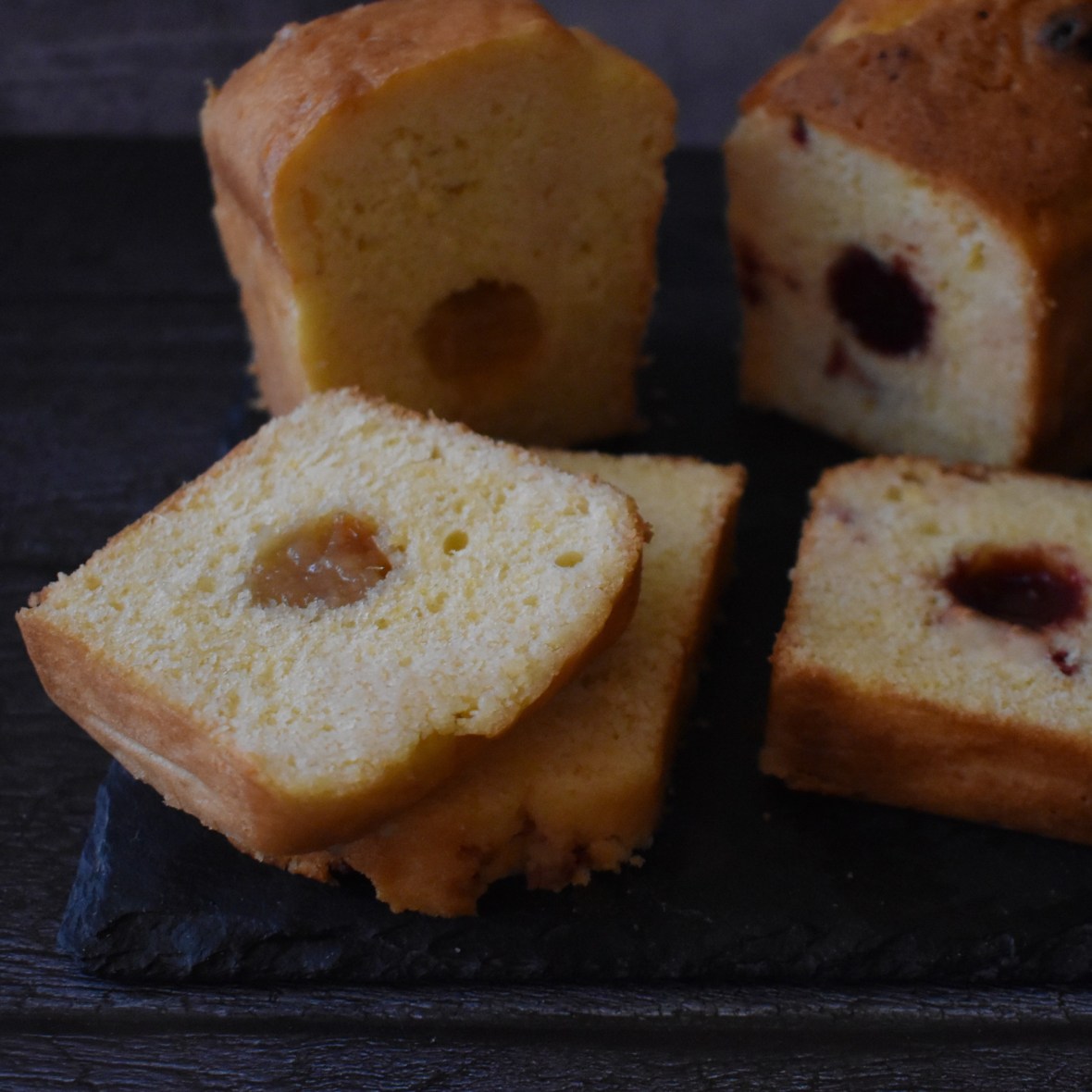 Holey Moley lemon surprise cake with lemon marmalade or raspberry jam insert