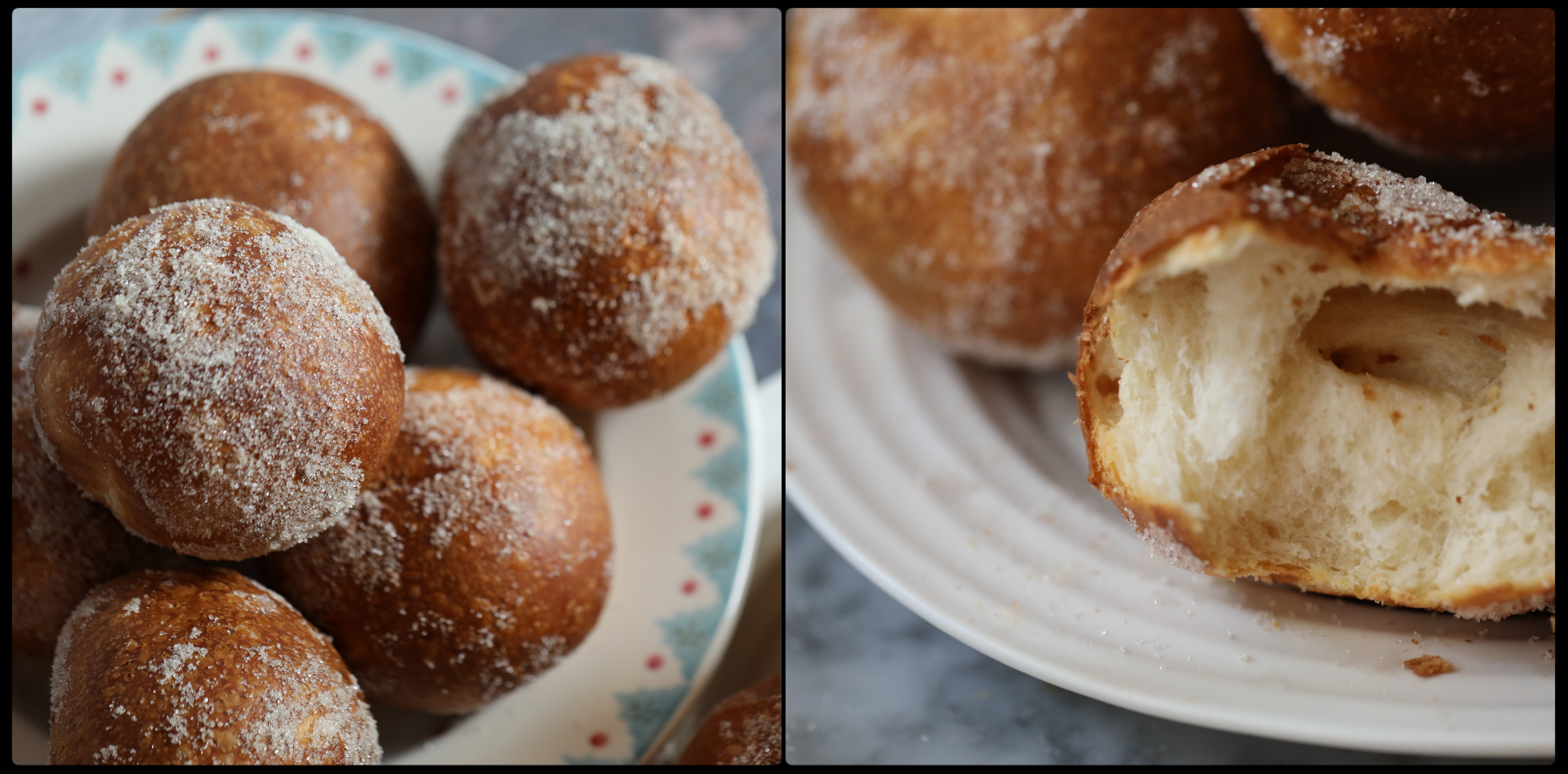 Plain sourdough airfryer doughnuts