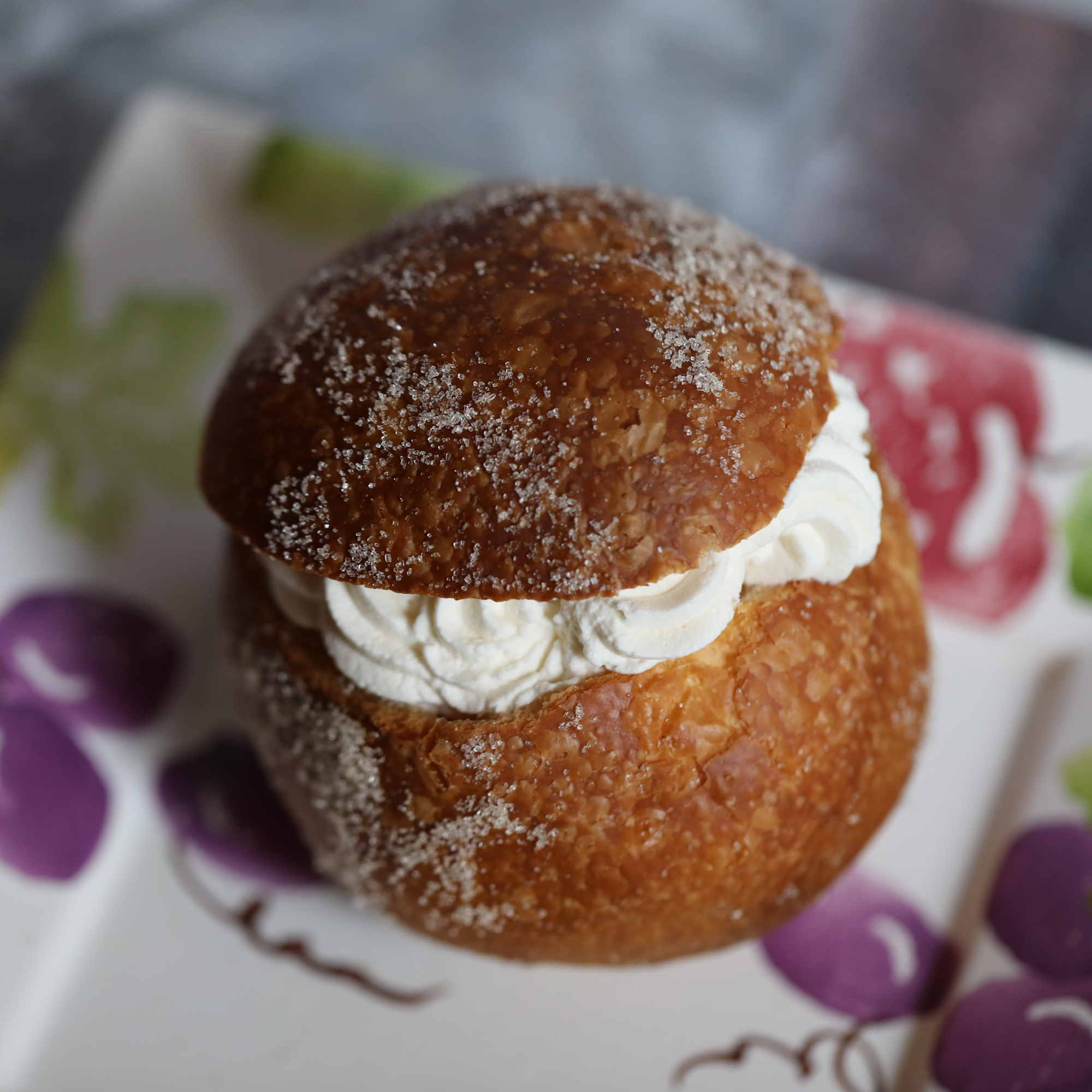 Semla sourdough doughnut
