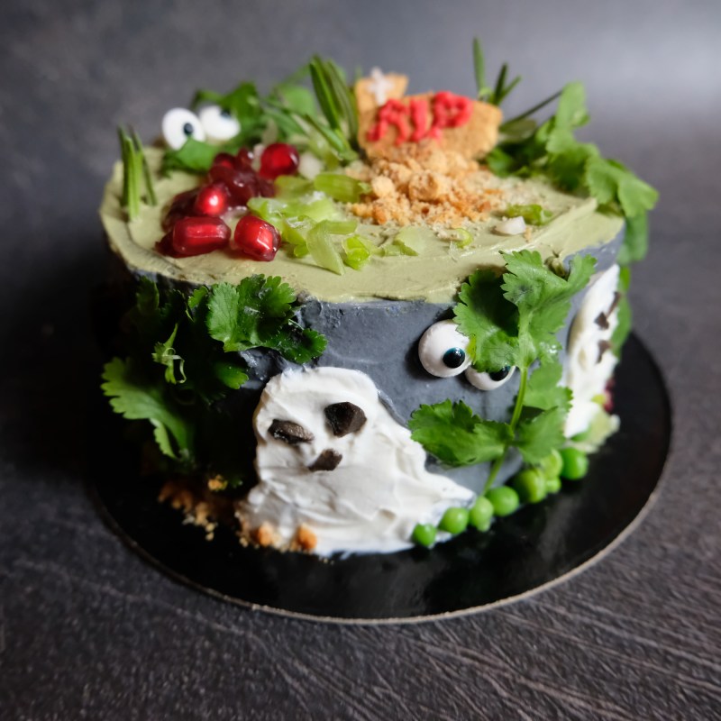 Halloween smorgastarta