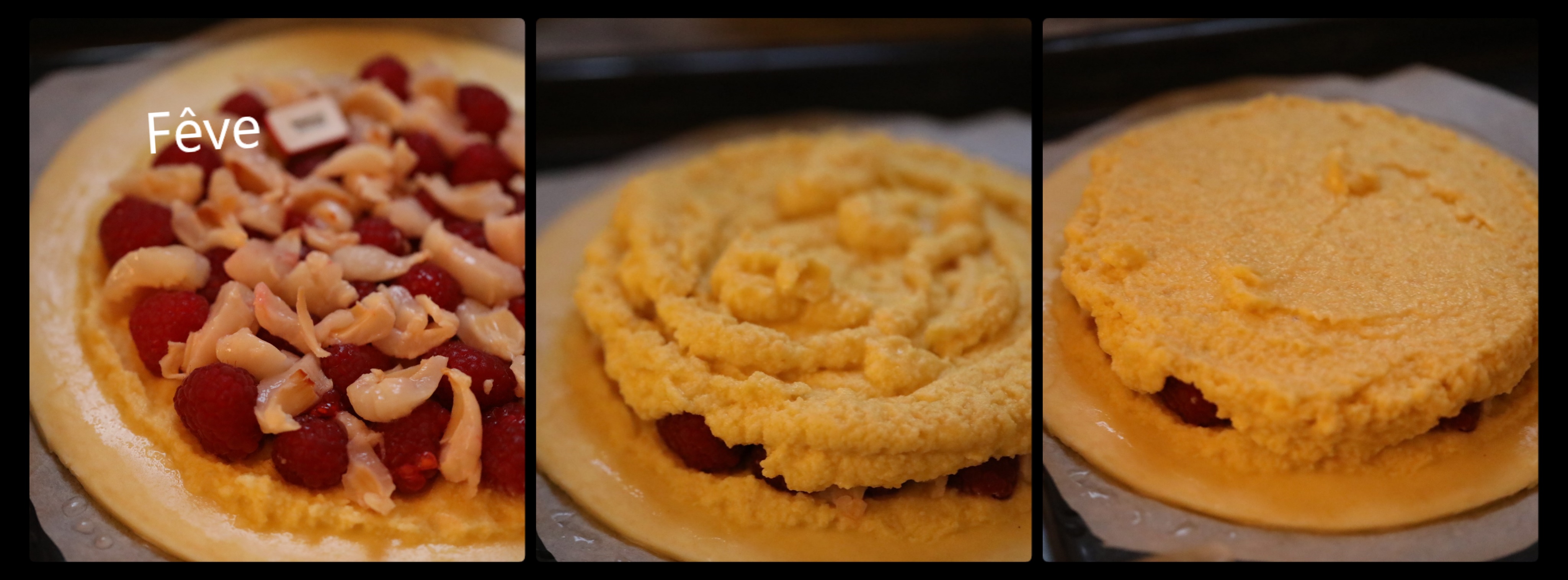 Galette Ispahan - assembling 1